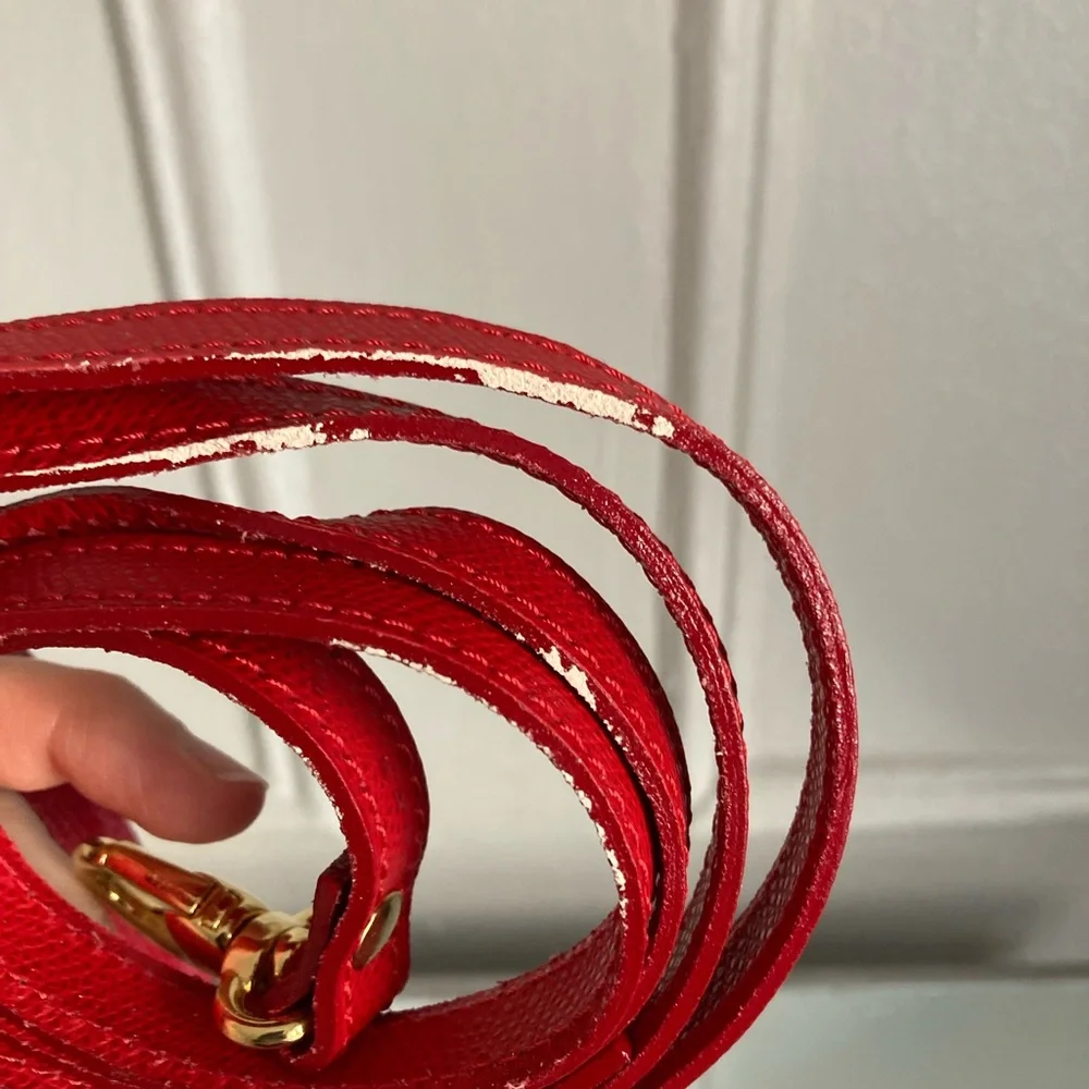 Faux H Brand JIGE 29 Toile Clutch Bergundy